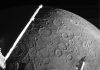 Bepicolombo ankommer äntligen till Merkurius Foto från Esa/Jaxa Bepicolombo, 23 juni 2022, under en av många förbiflygningar av Merkurius: https://www.esa.int/ESA_Multimedia/Images/2022/06/BepiColombo_surveys_Mercury_s_rich_geology