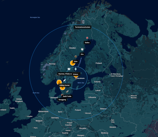 Upptäck Sweden Solar System genom mobilapp